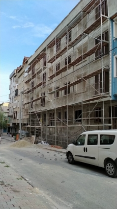 Komple bina daire projeleri PVC pencere kapı montajı